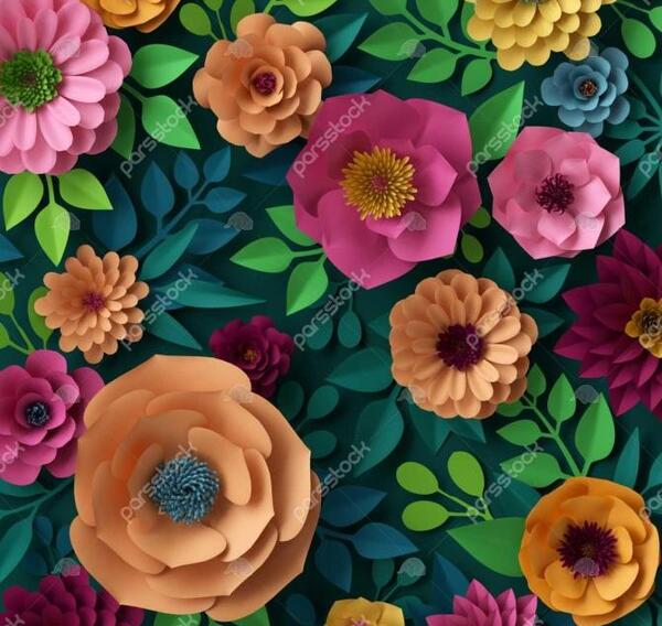 عکس تصاویر گلهای زیبای رنگارنگ