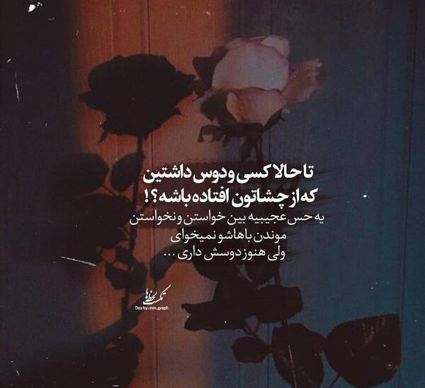 عکس نوشته گاهی باید خود را برداشت و برد