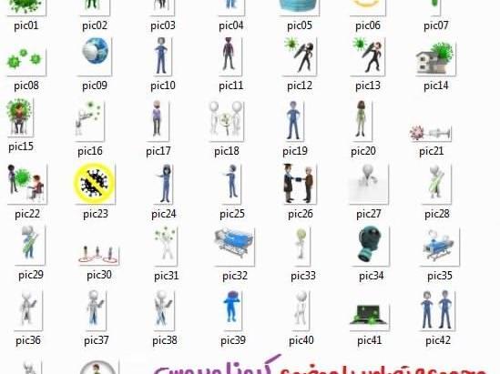 عکس متحرک ویروس
