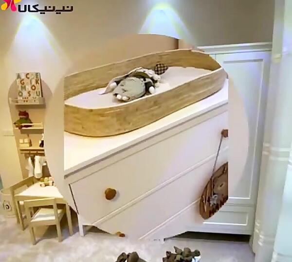 عکس تخت دو طبقه سرسره ای