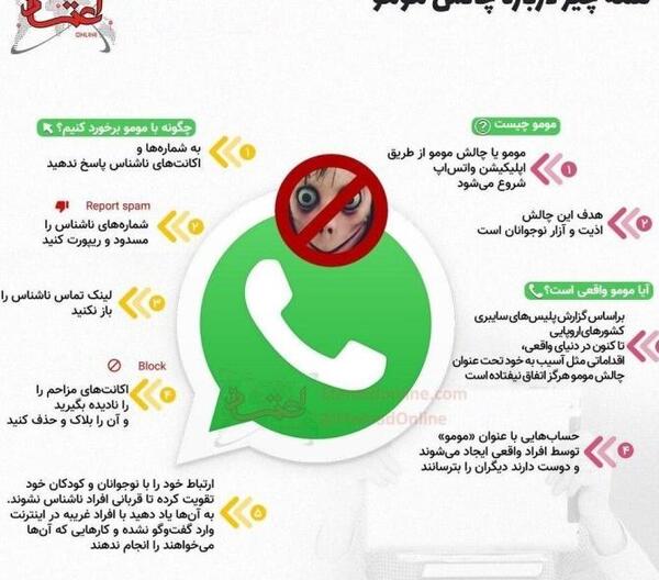 عکس شماره مومو در واتساپ