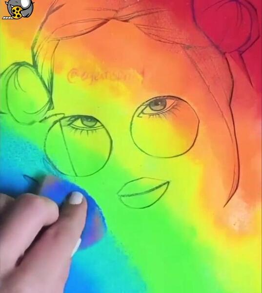 عکس ایده نقاشی کیوت