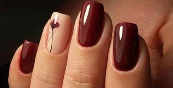 عکس مدل ناخن جدید زرشکی