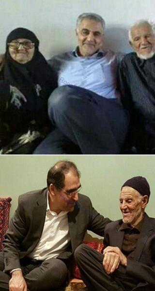 عکس مادر قاسم سلیمانی
