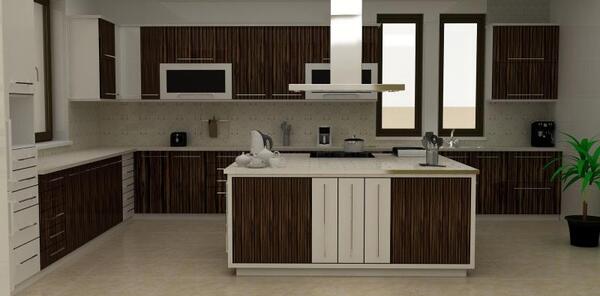 عکس کابینت ام دی اف سیاه