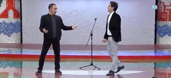 عکس لباهنگ ارشا اقدسی در فینال خندوانه