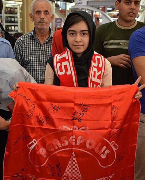 عکس بازیگران طرفدار پرسپولیس