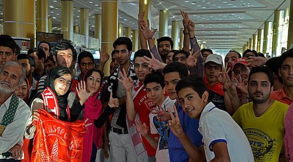 عکس بازیگران طرفدار پرسپولیس