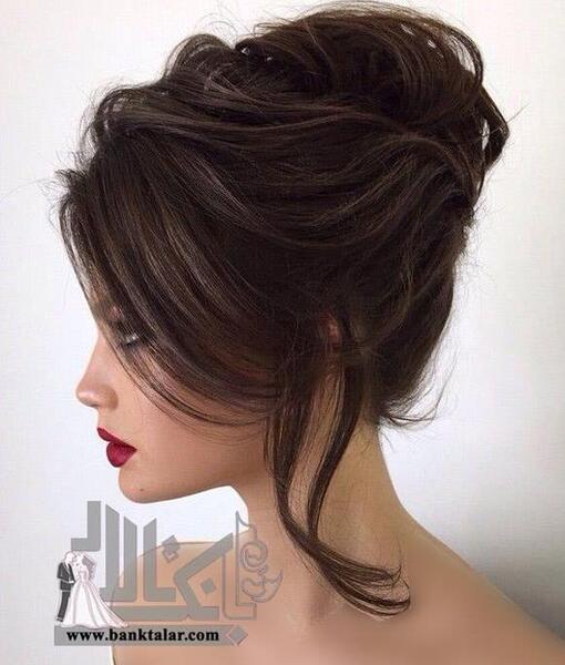 عکس شینیون مو ی طرف