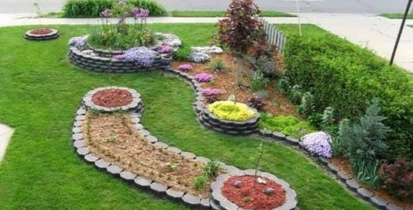 عکس ایده های خلاقانه برای تزیین باغ