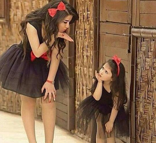 عکس پروفایل مادر دختری لاکچری
