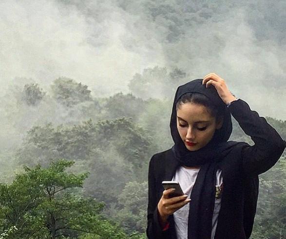 عکس ارسلان قاسمی با ترلان پروانه