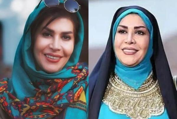 عکس مجری زن چادری به خانه برمیگردیم