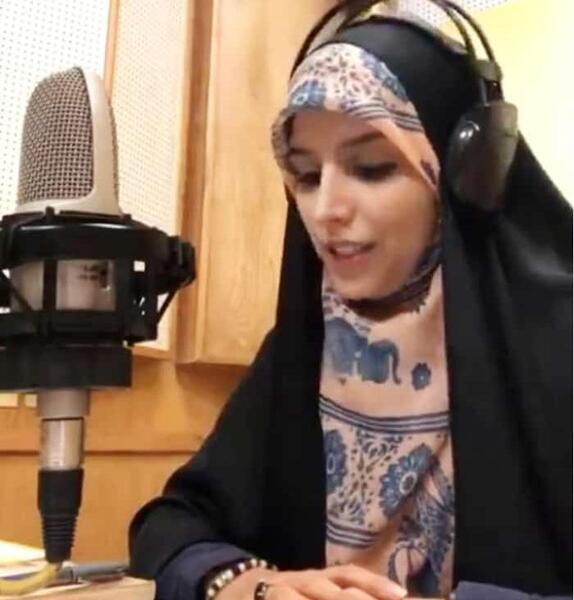 عکس مجری زن چادری به خانه برمیگردیم