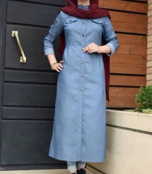 عکس مدل مانتو بلند لی