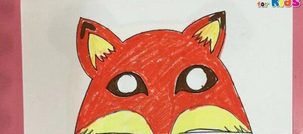 عکس نقاشی صورت روباه