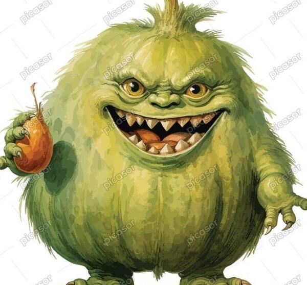 عکس نقاشی صورت هیولا