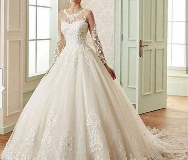 عکس لباس عروس خیلی بلند