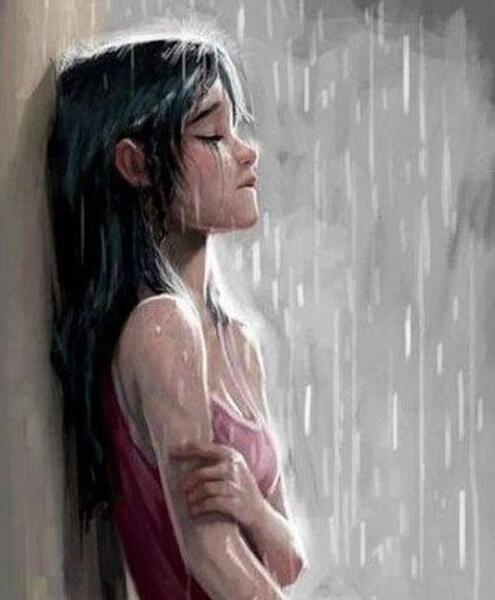 عکس صورت غمگین عاشقانه