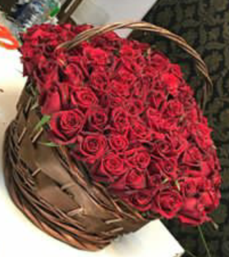 عکس سبد گل مریم