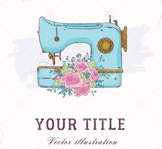 عکس کارتونی چرخ خیاطی