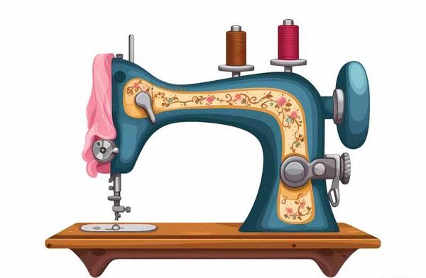 عکس کارتونی چرخ خیاطی