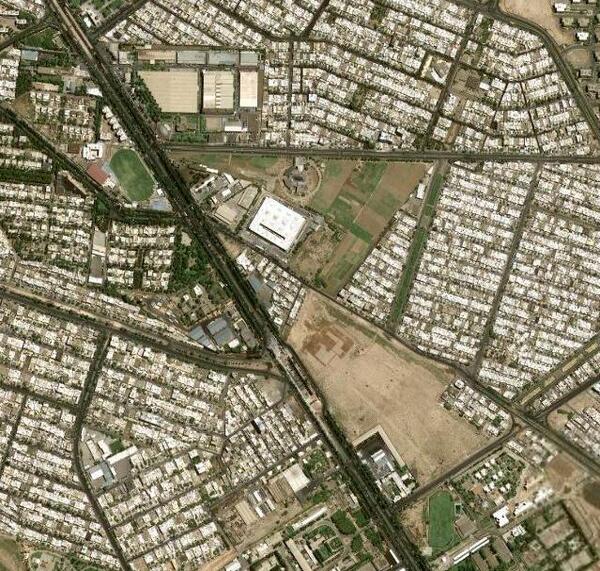 عکس هوایی دانشگاه شیراز