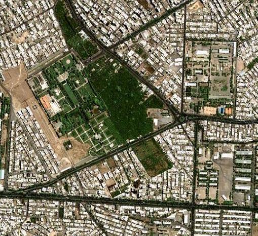 عکس هوایی دانشگاه شیراز