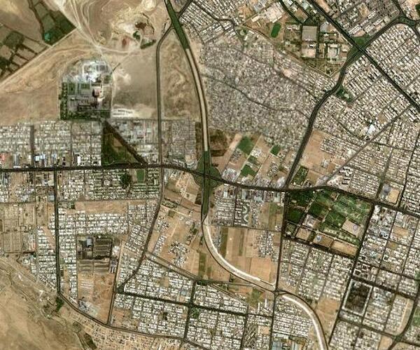 عکس هوایی دانشگاه شیراز