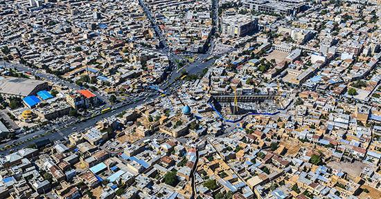عکس هوایی دانشگاه شیراز