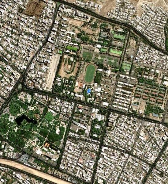 عکس هوایی دانشگاه شیراز
