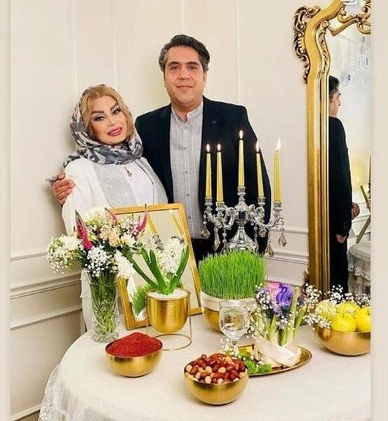 عکس صبا راد و همسرش