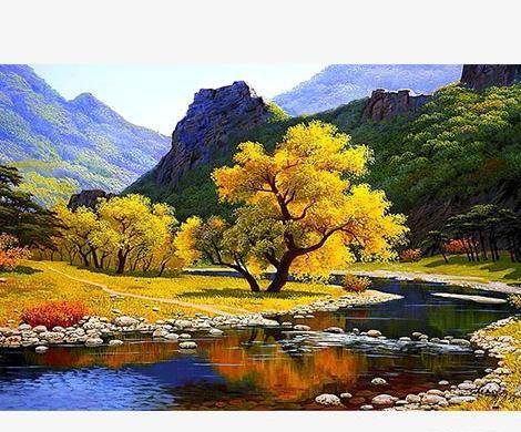 عکس منظره طبیعت برای نقاشی
