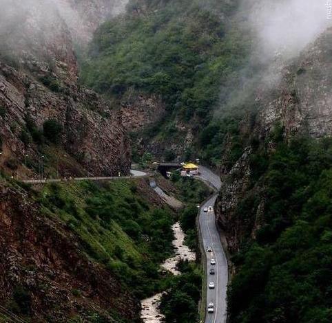 عکس جاده طبیعت