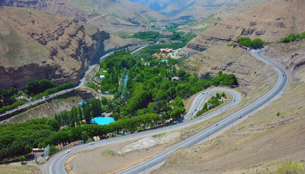 عکس جاده طبیعت