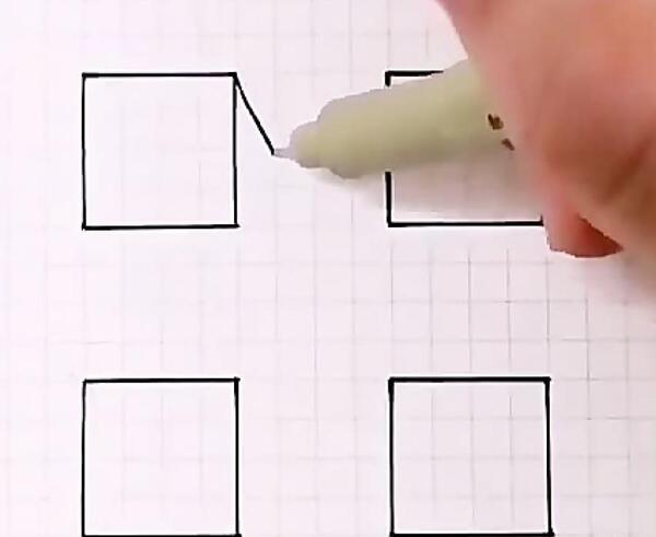 عکس نقاشی ساده سه بعدی