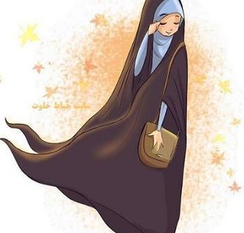 عکس دختر چادری فانتزی برای پروفایل