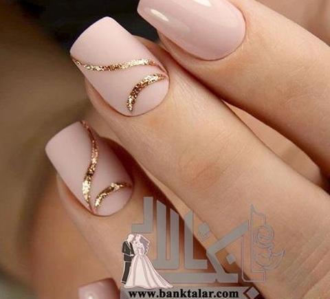 عکس ژلیش ناخن طبیعی پا