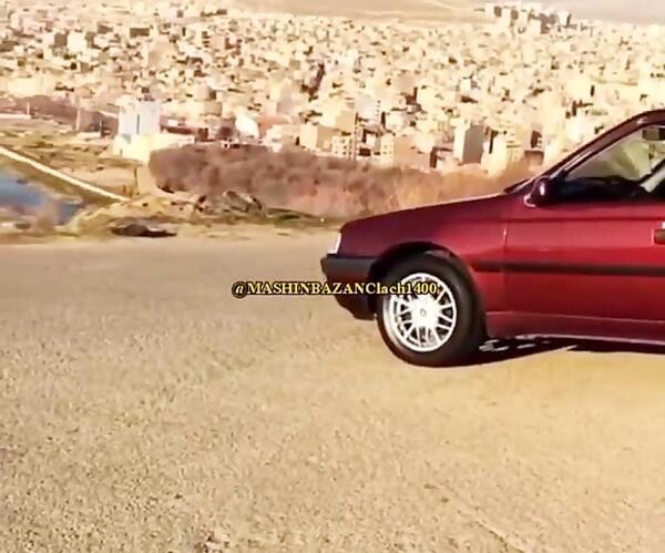 عکس پژو پارس شوتی با تفنگ