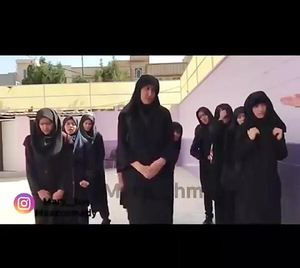 عکس خنده دار مدرسه دخترانه