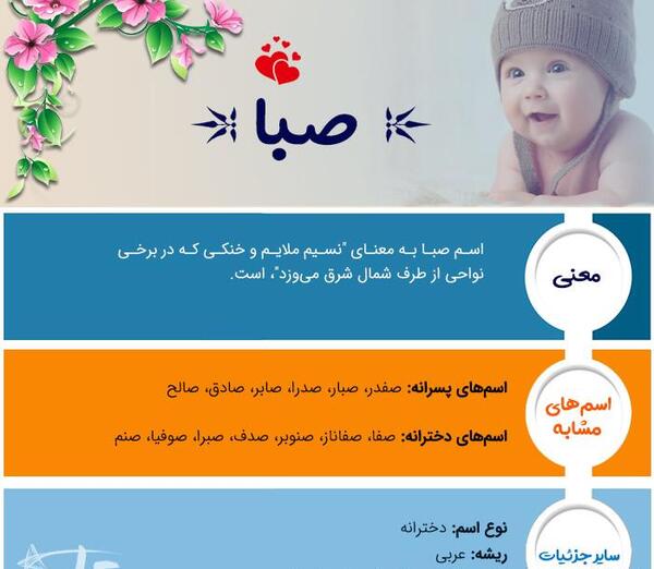 عکس نوشته اسم صبا