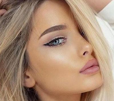 عکس زن زیبا با آرایش