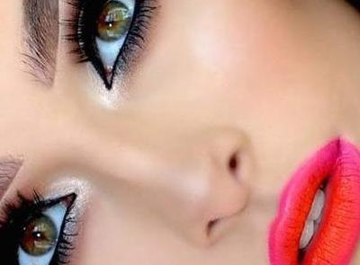 عکس زن زیبا با آرایش
