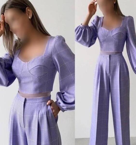 عکس بلوز شلوار مجلسی دخترانه