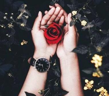عکس پروفایل زیبا گل در دست