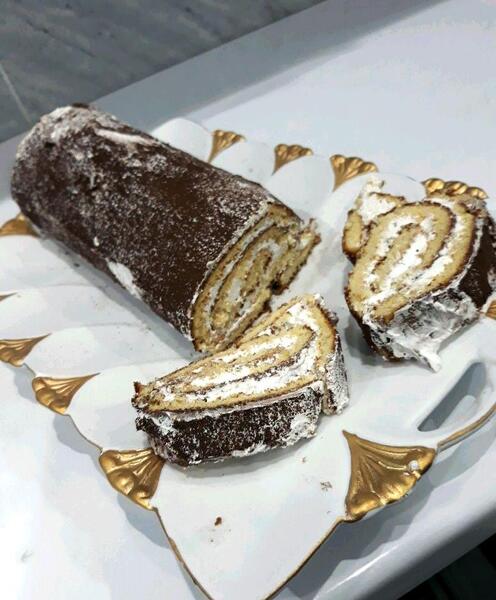 عکس کیک رولتی