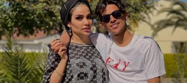 عکس مهدی قائدی با زنش