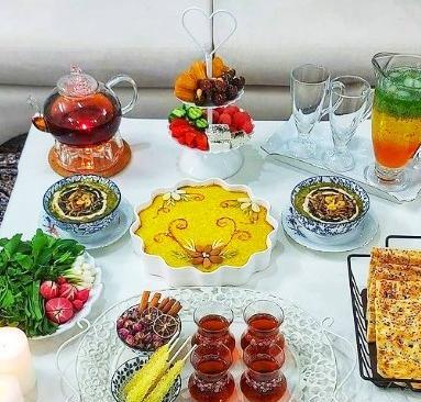 عکس سفره افطار خیلی ساده