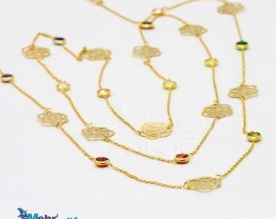 عکس گردنبند رولباسی طلا