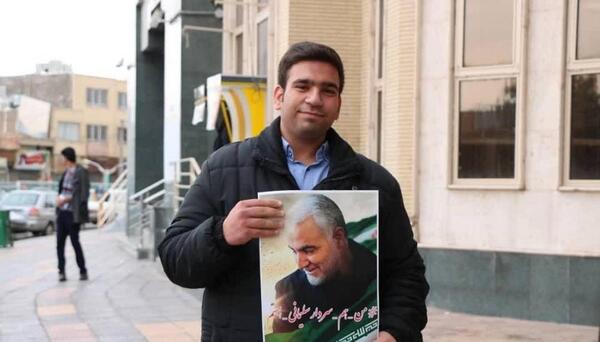عکس من قاسم سلیمانی هستم